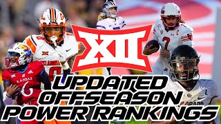 Big 12 Updated Offseason Power Rankings [upl. by Vil]