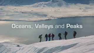 Alpine Ski touring in Iceland  Oceans Valleys and Peaks [upl. by Atsillak]