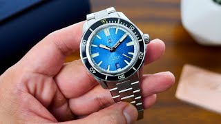 Zelos Swordfish 40mm Teal SS Unboxing [upl. by Llirred]