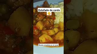 ESTOFADO DE CERDO recetas chanco [upl. by Orian]