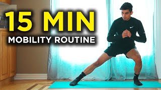 15 Minute FULL BODY Mobility Routine for Athletes Follow Along [upl. by Alled]