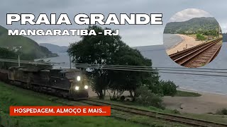 Praia Grande de Mangaratiba – Conheça o bucólico distrito de Mangaratiba e seu trem – Costa Verde BR [upl. by Lovett]