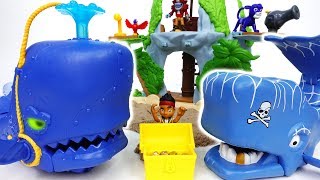 Pirate Whale VS Super Creature Whale Jake Defeat Pirates With The Whale  ToyMart TV [upl. by Eibloc967]