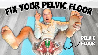 3 LIFE CHANGING Stretches For Your Pelvic Floor step by step guide [upl. by Akoyn]