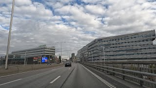 Driving from Södertälje to Danderyd Stockholm Sweden 🇸🇪🚗 [upl. by Assyla]