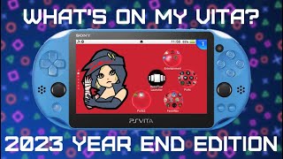 Whats on my PS VITA 2023 Year End Edition [upl. by Lirret]