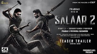 Salaar Part 2  Shouryanga Parvam  Trailer 2024  Prabhas Yash Prithviraj S Prashanth Neel [upl. by Thoma]