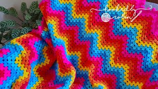 This Granny Ripple Blanket is a MUST make 🤩 [upl. by Lledrac]