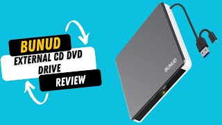 External CD DVD Drive USB 30 Type C CDDVD ROM Burner CD DVD RW Review [upl. by Sholley38]