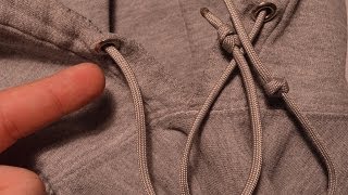 How to Fix Your Drawstring in a Hoodie or Sweat Pants with Paracord  BoredParacord [upl. by Analah608]