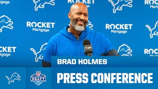 Brad Holmes NFL Draft Day 3 Press Conference  April 27 2024 [upl. by Casanova]