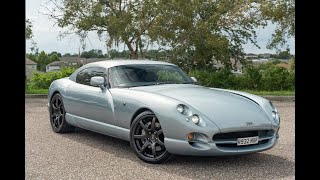 1998 TVR Cerbera 45 quotICEBLUEquot RAW SOUND and BRUTAL ACCELERATION [upl. by Orlantha]