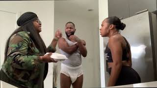 FIGHT OVER FOOD  Comedy Sketch  Trabass TV [upl. by Kristel]