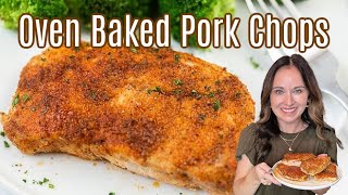 Best Oven Baked Pork Chops Recipe [upl. by Rednasxela972]