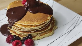 Pancakes de Cyril Lignac  Recette Facile sans buttermilk [upl. by Susann]