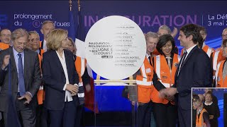 Inauguration Prolongement jusqu’à Nanterre [upl. by Nylaras]