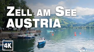 Zell am See AUSTRIA 2022 • 4K 60fps ASMR Real Time Virtual Walking Tour [upl. by Tada687]