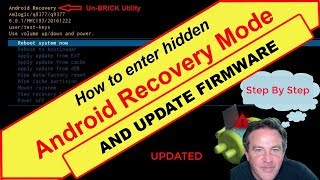 How to RESET your Android box and UPDATE FIRMWARE using ANDROID RECOVERY MODE [upl. by Eelyrag]