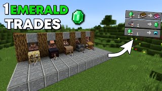 Quick Guide Easiest Villager Trading Hall In Minecraft [upl. by Orola309]