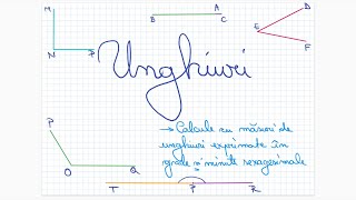 Unghiuri calcule cu masuri de unghiuri exprimate in grade si minute sexagesimale  Clasa a Va [upl. by Lihkin357]