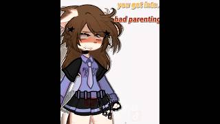 👨‍👩‍👦BAD PARENTING💀⁉️CRkellydacheetah gacha shorts meme badparenting oc [upl. by Kiraa524]