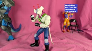 Nacelle Company Biker Mice From Mars Vinnie Action Figure Review [upl. by Nahama427]