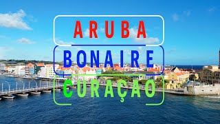 Aruba Bonaire and Curacao ABC Islands  4k Drone View [upl. by Eerazed99]