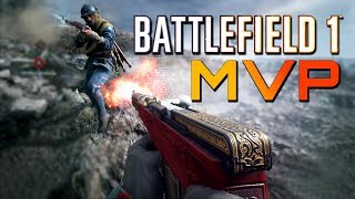 Battlefield 1 MVP with the New Fedorov Avtomat Trench Rifle PS4 PRO Gameplay [upl. by Nilahs392]