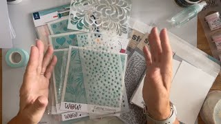 Get Creative With Stencils Fun amp Easy Card Making Part 1 [upl. by Mame]