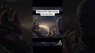 When KSI’s New Song Comes On 💀😳 ksi ksinewsong funny y [upl. by Lah265]