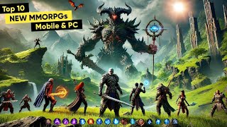 Top 10 New MMORPG Games on Android amp iOS 2024 [upl. by Rannug]