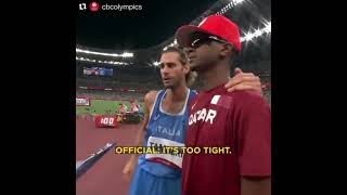 Barshim and Tamberi shared Gold Medal at Tokyo Olympic Games [upl. by Eytteb]