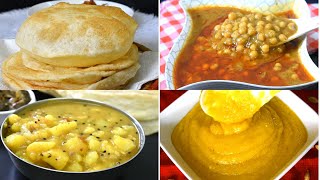 Eid Special Breakfast Recipe  Poori Full Set Recipe by Lively Cooking  Eid Desi Breakfast Recipe [upl. by Nally]