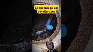 Le chemisage des canalisations shorts canalisation chemisage pipeline tuyaux plumbing [upl. by Olva]