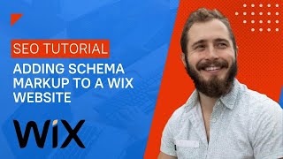 How to Add Schema Markup to a Wix Website Wix SEO Tutorial [upl. by Charline560]