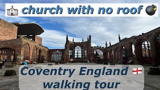 Coventry England church destroyed by Luftwaffe in WWII [upl. by Murrell36]