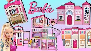 Barbie Dollhouse Collection  My Full Barbie Dreamhouse Toys [upl. by Hewes]