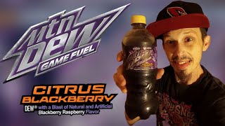 Mountain Dew Game Fuel Citrus BlackBerry Raspberry Review [upl. by Artened]