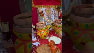 Karwa chauth puja 💕🙏love pyar ka bandhanradheshayam Kanhashorts viralvideos 💕 [upl. by Calva894]