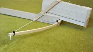 Awesome Chinese repeating crossbow my halfscale model in action [upl. by Cavan]