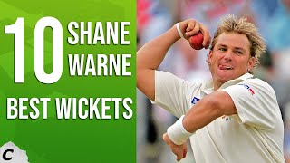 Shane Warnes Top 10 Wickets Of His Career [upl. by Kreegar]