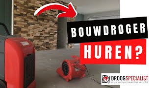 Bouwdroger huren Natuurlijk bij Droogspecialist [upl. by Nurat566]