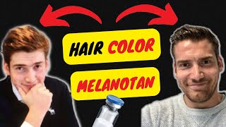 How melanotan changed the color of my hair permanently [upl. by Drofniw]