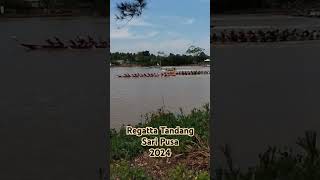 Throwback lomba bidar 20 RTS2K24sarawak bidar sampanbidar fyp kalimantan regatta satuhati [upl. by Readus]