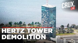 Demolition Finally For Iconic Hertz Tower 4 Years After Hurricane Damage  Lake Charles Louisiana [upl. by Nurse2]