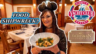 Yachtsman Steakhouse WORST RESTAURANT ⛵️ Disney World Yacht club food review [upl. by Aicirtel278]