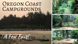 Oregon Coast RV Campgrounds  A Few Favs [upl. by Fishman900]