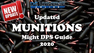 DCUO Munitions Might DPS Updated Guide [upl. by Glenda]