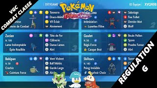 VGC Combat Classé Rental Team Hari Zacian Regulation G Pokemon Ecarlate amp Violet FR [upl. by Nitneuq684]