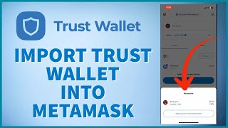 How To Import Trust Wallet Into Metamask 2024 [upl. by Schwing925]